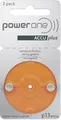 Produktbild: Powerone P13 Hörgeräteakku ZA 13 NiMH 28 mAh 1.2V 2St.