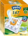 Produktbild: Swirl S67 EcoPor Staubsaugerbeutel Hausstaub Feinstaub Pollen Reißfest 10 Beutel
