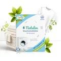 Produktbild: Natulim Waschmittel Blätter - Waschblätter für die Waschmaschine, Waschtücher für 40 Waschgänge - nachhaltige Waschstreifen ohne Plastik biologisch abbaubare Waschpapier Made in EU (Duftfrei)