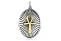 Produktbild: Materia Kettenanhänger Damen Anch Kreuz 925 Silber Gold KA-293, 925 Sterling Silber