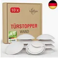Produktbild: LouMaxx Türstopper Wand weiß selbstklebend Ø 40 mm – 10er Set Wandtürstopper 12