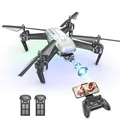 Produktbild: Wipkviey T6 Drohne mit Kamera 1080P, FPV WiFi Drone für Anfänger, RC Quadrocopter mit 2 Akkus, Schwerkraft-Erkennung, Flip Mode, Ein-Tasten-Start, Headless Mode Mädchen/Jungen Spielzeug, C0