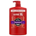 Produktbild: Old Spice Rockstar 3-in-1 Duschgel für Haar, Gesicht und Körper 1000 ml, langanhaltende Frische, Duft von Parfümqualität, Tiefenreinigung