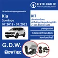 Produktbild: Für KIA Sportage IV Typ QL/ QLE 07.2018-09.2022 AHK abn +7pol spez E-Satz TOP