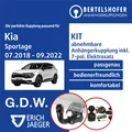 Produktbild: Für KIA Sportage IV Typ QL/ QLE 07.2018-09.2022 AHK abn +7pol sp. E-Satz NEU PKW