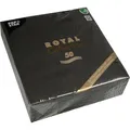 Produktbild: Papstar Servietten 10452, Royal Collection, 40 x 40 cm, 1/4-Falz, schwarz, 50 Stück