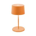 Produktbild: Zafferano, Olivia Mini Lampe, Tragbare und Wiederaufladbare Tischlampe mit Touch Control, Geeignet für Wohnzimmer und Außenbereich, Dimmer, 2700-3000 K, Höhe 22 cm, Farbe Orange