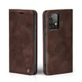 Produktbild: LBH Handyhülle für Samsung Galaxy A52 / A52 5G / A52s 5G in Dunkelbraun mit Karten- und Geldfach Smartphone Hülle mit Standfunktion Flip Case Schutzhülle Magnetverschluss Vintage
