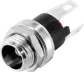 Produktbild: ECON DCE5BL - DC-Einbaubuchse 2,5 mm mit Gewinde löt