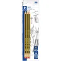 Produktbild: Staedtler Noris Schulbleist. 3er HB mit Radiertip (HB, 3 x) (122-2BK3DA)