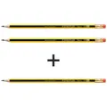 Produktbild: STAEDTLER Bleistift Noris 122 Nr. 2 mit Radiergummi 2+1 SPARPACK