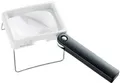 Produktbild: Eschenbach 2034 Handlupe Vergrößerungsfaktor: 3.5 x Linsengröße: (L x B) 75mm x 50mm Weiß, Schwarz