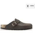 Produktbild: Birkenstock für Herren. 860131 Leder-Clogs Boston (Normale Passform) braun (40), Wohnung, Keine, Lässig