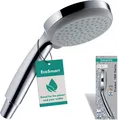 Produktbild: Hansgrohe wassersparende Handbrause Croma 100, Dduschkopf (EcoSmart)