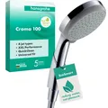 Produktbild: hansgrohe Croma 100 Duschkopf Handbrause 4 Strahlarten Antikalk Chrom 9 l/min
