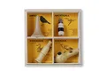 Produktbild: KOOKOO Vogelpfeifen 4er Set, Handgefertigte Instrumente für Naturgeräusche, Vogelstimmen-Imitation mit Aufbewahrungsbox