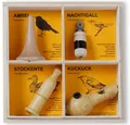Produktbild: KOOKOO Vogelpfeife Vogelpfeifen Sets, (4-St), handgefertigte Vogelpfeifen, Vogelruf nachahmen
