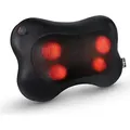 Produktbild: NAIPO Shiatsu Massagekissen Nacken Massagegeräte Massage - Schwarz