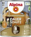 Produktbild: Alpina Dauerschutz Lasur (teak), 750 ml