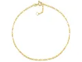 Produktbild: Fußkette Plättchen Breite 1,9mm | aus echt 585 Gold | hochglanzpolierte Fußkette | Echtgold mit Federringverschluß