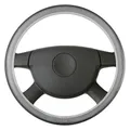 Produktbild: WALSER Auto Lenkradbezug Soft Grip, Auto Lenkrad Schutzhülle, Lenkradhülle Auto Hollow, Lenkradschutz Auto, Lenkradbezug Winter/Lenkrad Bezug Sommer, Anti Rutsch Lenkradbezug Sport schwarz/grau