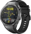 Produktbild: Huawei Watch GT 5 Pro 46 mm Edelstahlgehäuse schwarz am Fluorelastomerarmband sc