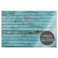 Produktbild: Küchen-Rückwand Spritzschutz I Dekor Holz blau I 60 x 40 x 0.3 cm I dv_793
