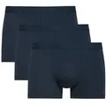 Produktbild: CALIDA Herren Boxershorts, 3er Pack - Natural Benefit, Elastikbund, Single Jersey Dunkelblau M (50)