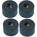 Produktbild: Adam Hall 4911 4xGummifuß im Set 38x25mm mit Stahlscheibe Blisterpack