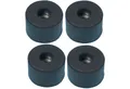 Produktbild: Adam Hall Möbelfuß, (Fittings, Füße), 4911 4xGummifuß im Set 38x25mm mit Stahlscheibe, Blisterpack - Füße