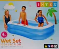 Produktbild: INTEX 57180 Pool Swimmingpool Schwimmbecken 213 x 163 x 48 cm - rechteckig blau