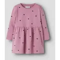 Produktbild: Name It Sweatkleid NMFDAVINA LS SWEAT BRU DRESS NOOS im tollen Alloverprint rosa 80 EU