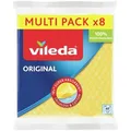 Produktbild: Vileda Spültuch Schwammtuch Original Multipack, Mischgewebetuch 18x20cm, farbig sortiert, 8 Stück