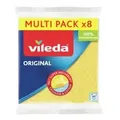 Produktbild: Vileda Aqua Original Super Absorbent Schwammtuch 142274 , XXL Sparpack = 8 Tücher, 18 x 20 cm