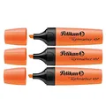 Produktbild: PELIKAN Textmarker 490 Textmarker Keilspitze 1-5 mm Neon-Orange, 3 Stück