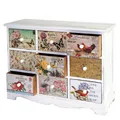 Produktbild: Mendler Kommode Venlo, Schubladenschrank Shabby-Look, Vintage, 9 Schubladen 60x79x30cm ~ Variantenangebot 46533