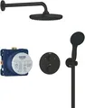 Produktbild: GROHE Precision Thermostat Duschsystem, Unterputz, Quickfix, mit Vitalio Start 250, mattschwarz (348832430)