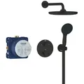 Produktbild: Grohe Precision Thermostat Duschsystem 348832430 Unterputz mit Vitalio Start 250, mattschwarz