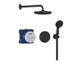 Produktbild: Grohe Duschsystem Precision Thermostat Duschsystem, UP, mattschwarz (348832430)