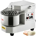 Produktbild: VEVOR Teigknetmaschine Küchenmaschine, 8 L Edelstahl Teigmixer, 450 W, einstellbar (130/233/414 U/min), inkl. Edelstahlschüssel, Sicherheitsschild, Timer, ideal für Bäckereien, Restaurants, Pizzeria