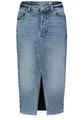 Produktbild: SUBLEVEL Jeansrock Damen Maxi Midi Mini Rock langer Schnitt Denim Stretch