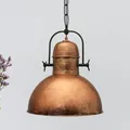 Produktbild: bamyum Deckenlampe Vintage Industrial Ø40 cm Kupferfarbe Handgemalte, Küchenlampe Hängend Vintage, Hängelampe Esstisch, Deckenleuchte Pendelleuchte Esstisch, Deckenlampe Wohnzimmer, Hängelampe Küche