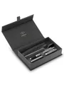 Produktbild: Parker IM Duo Pen Gift Set | Fountain Pen Ballpoint Pen & Pen Pouch | Stainless Steel Finish with Chrome Trims | Medium Tip
