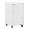 Produktbild: Rollcontainer - perlweiß - 3 Schubladen