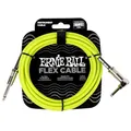 Produktbild: Ernie Ball Flex P06465 Instrumentenkabel, gerade/gewinkelt, 3,0 m, Grün