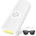 Produktbild: IPL-Haarentferner Pulslicht Epilierer Laser Epilierer für Frauen und Männer schmerzfreie dauerhafte Haarentfernung, für Gesicht, Arme, Beine, Ac... - Weiß