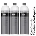 Produktbild: 3x Koch Chemie Finish Spray Exterior Schnellglanz mit Kalk-Ex Kalkentferner 1L