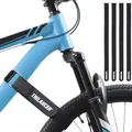 Produktbild: Fahrradträgergurte, 4er-Pack Trilancer Verstellbare Fahrrad-Stabilisator-Gurte, Spanngurte mit Haken und Schlaufe für Auto- und Wandhalterung, für Transport und Aufbewahrung (75 cm x 3,8 cm)