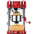 Produktbild: UNOLD 48535 POPCORNMAKER Retro - 300 W, Antihaftbeschichteter Edelstahl-Topf, Popcorn wie im Kino, Innenraumbeleuchtung, BPA-frei, Warmhaltefunktion, für Filmabende/Movienight, fettarm