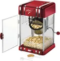 Produktbild: Popcornmaker Retro Rot Edelstahl 300W Antihaft Magnettür 25x29x43cm